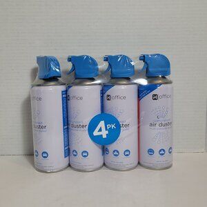 iHome Office 4PK Compressed Air Duster New Sealed See Description